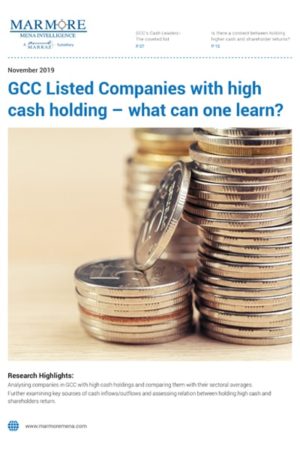 GCC Listed Companies with high cash holding